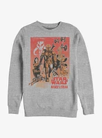 Star Wars The Mandalorian Western VIGnette Crew Sweatshirt