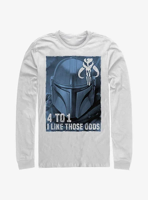 Star Wars The Mandalorian Good Odds Long-Sleeve T-Shirt