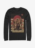 Star Wars The Mandalorian Gritty Long-Sleeve T-Shirt