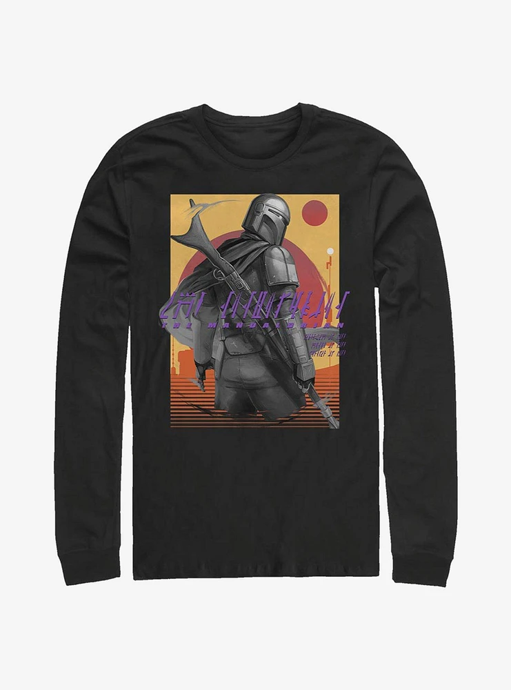 Star Wars The Mandalorian Western Slinger Long-Sleeve T-Shirt