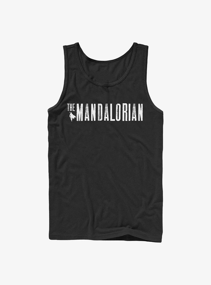 Star Wars The Mandalorian Simplistic Logo Tank