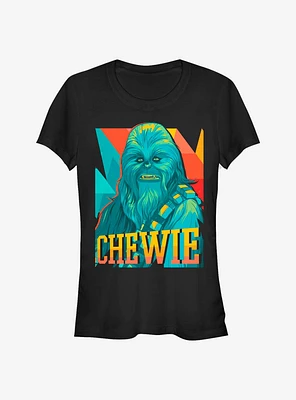 Star Wars Chewie Art Girls T-Shirt