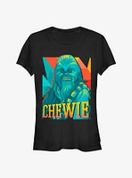 Star Wars Chewie Art Girls T-Shirt