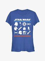 Star Wars Lucas Film Stacked Girls T-Shirt