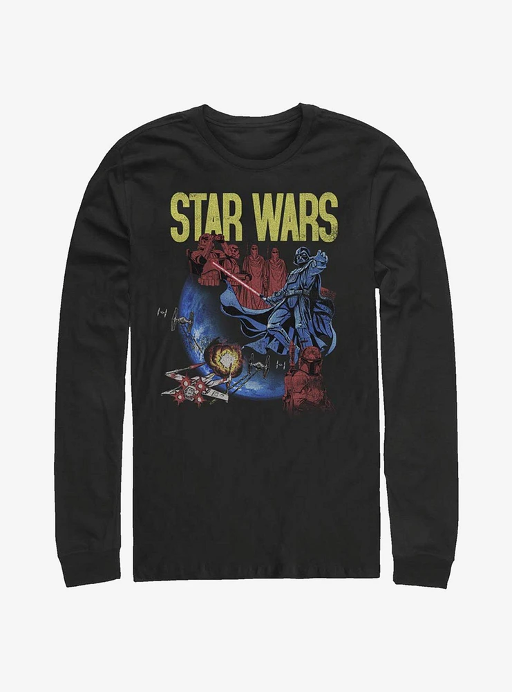 Star Wars Darth Vader Space Long-Sleeve T-Shirt
