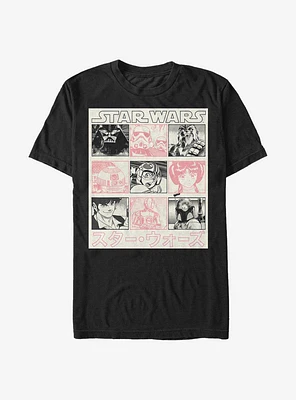 Star Wars Manga Strip T-Shirt