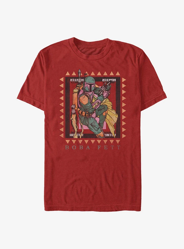 Star Wars Boba Fett Retro Frame T-Shirt