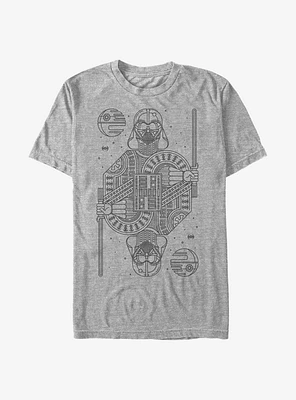 Star Wars Vader Line King T-Shirt
