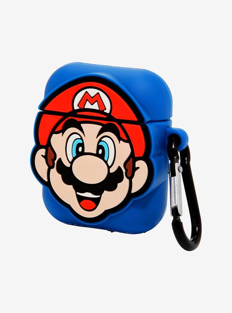 Nintendo Mario Face Wireless Earbuds Case
