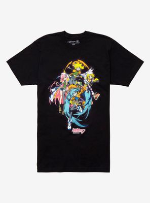 Hatsune Miku X Digimon Group T-Shirt