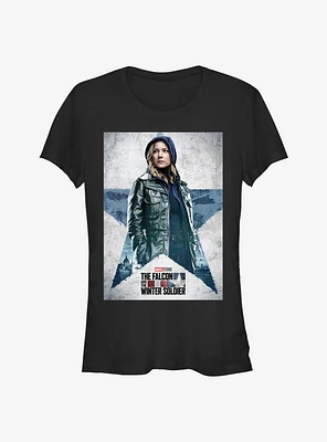 Marvel The Falcon And Winter Soldier Carter Poster Girls T-Shirt