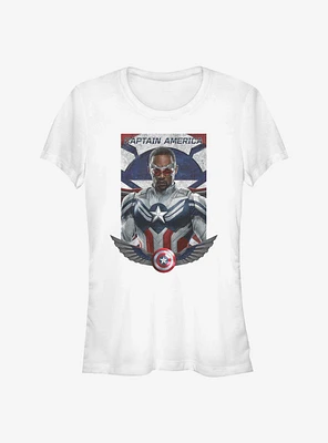 Marvel The Falcon And Winter Soldier Is Captain America Girls T-Shirt