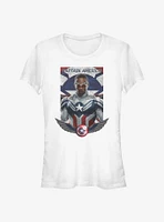 Marvel The Falcon And Winter Soldier Is Captain America Girls T-Shirt