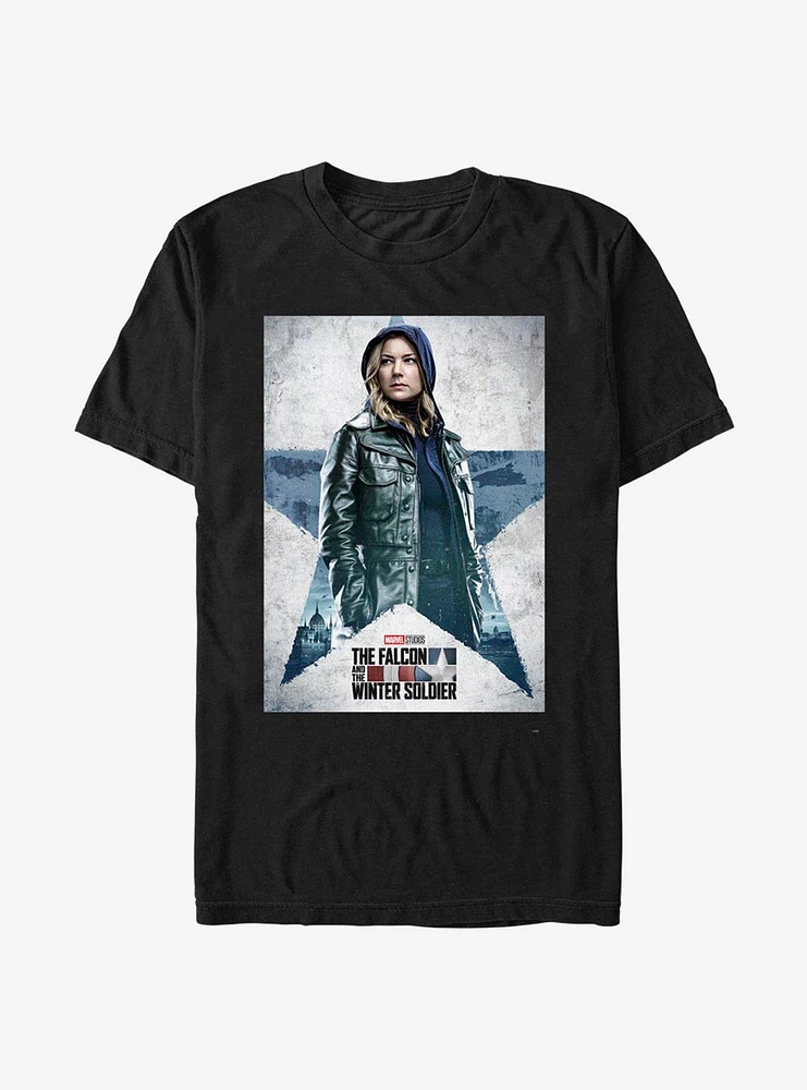 Marvel The Falcon And Winter Soldier Carter Poster T-Shirt