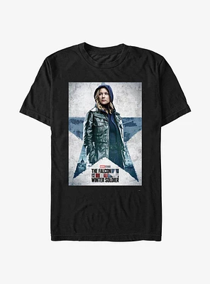 Marvel The Falcon And Winter Soldier Carter Poster T-Shirt