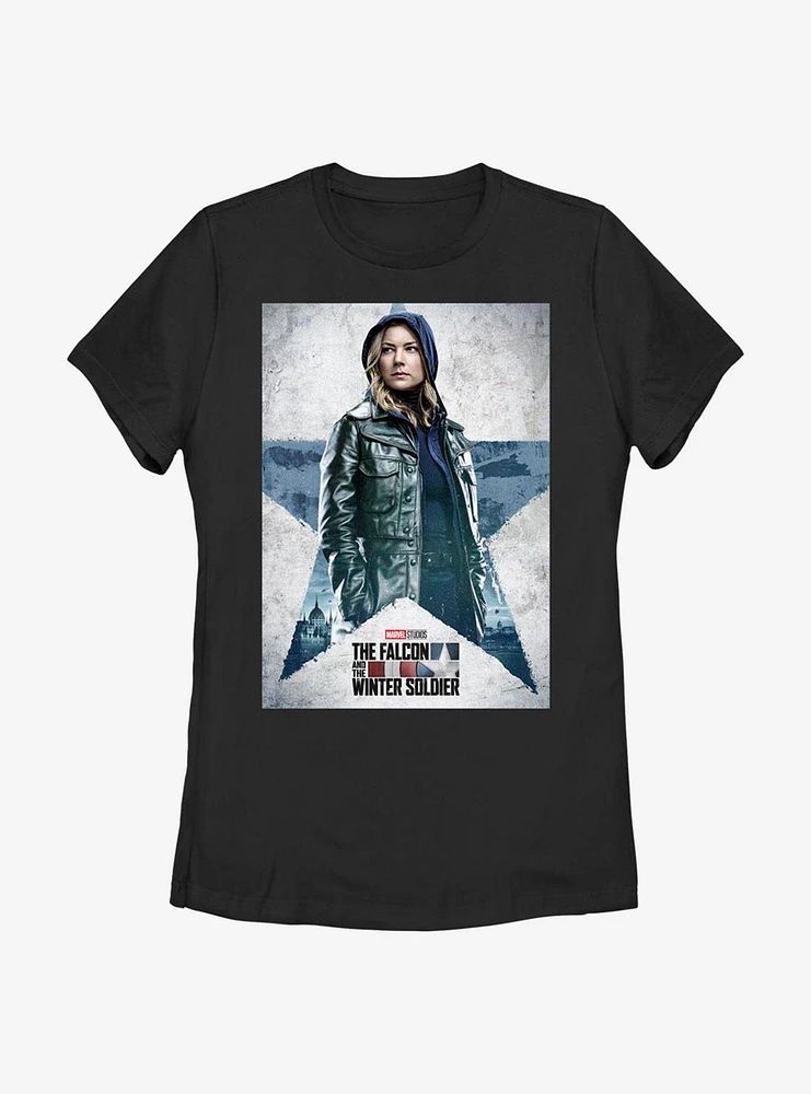 Marvel The Falcon And Winter Soldier Carter Poster Womens T-Shirt