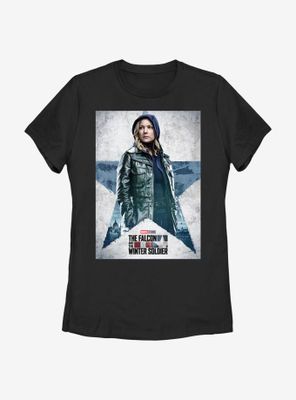 Marvel The Falcon And Winter Soldier Carter Poster Womens T-Shirt