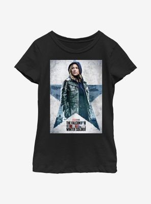 Marvel The Falcon And Winter Soldier Carter Poster Youth Girls T-Shirt