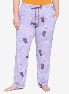 Sailor Moon Luna & Artemis Pajama Pants Plus