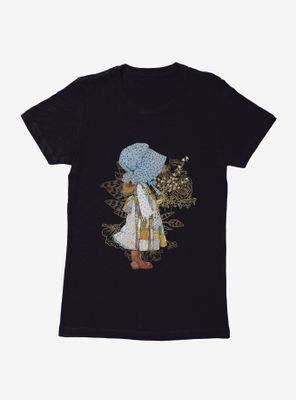 Holly Hobbie Bonnet Silhouette Womens T-Shirt