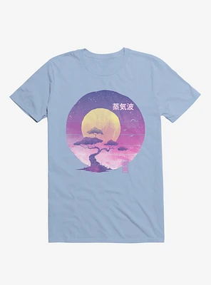 Neon Bonsai Wave Light Blue T-Shirt