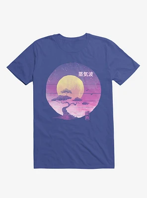 Neon Bonsai Wave Royal Blue T-Shirt