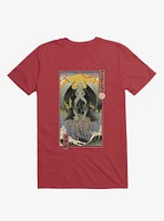 Ocean Cthulhu Edo Red T-Shirt