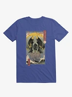 Ocean Cthulhu Edo Royal Blue T-Shirt