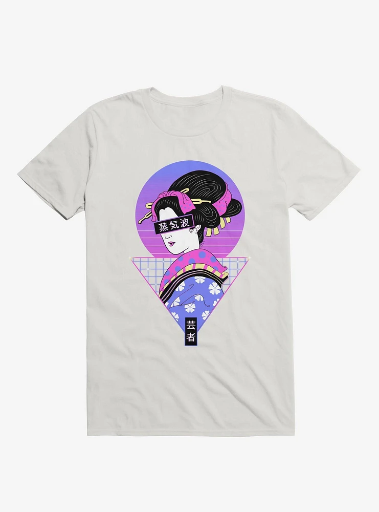 Neon Geisha Wave T-Shirt