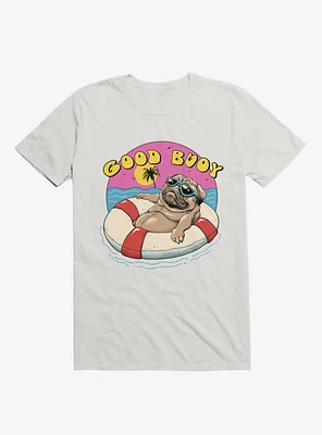 Ocean Pug Good Buoy! White T-Shirt