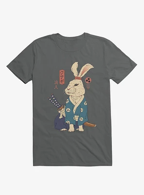 Rabbit Ronin Usagi Charcoal Grey T-Shirt