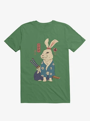 Rabbit Ronin Usagi Kelly Green T-Shirt