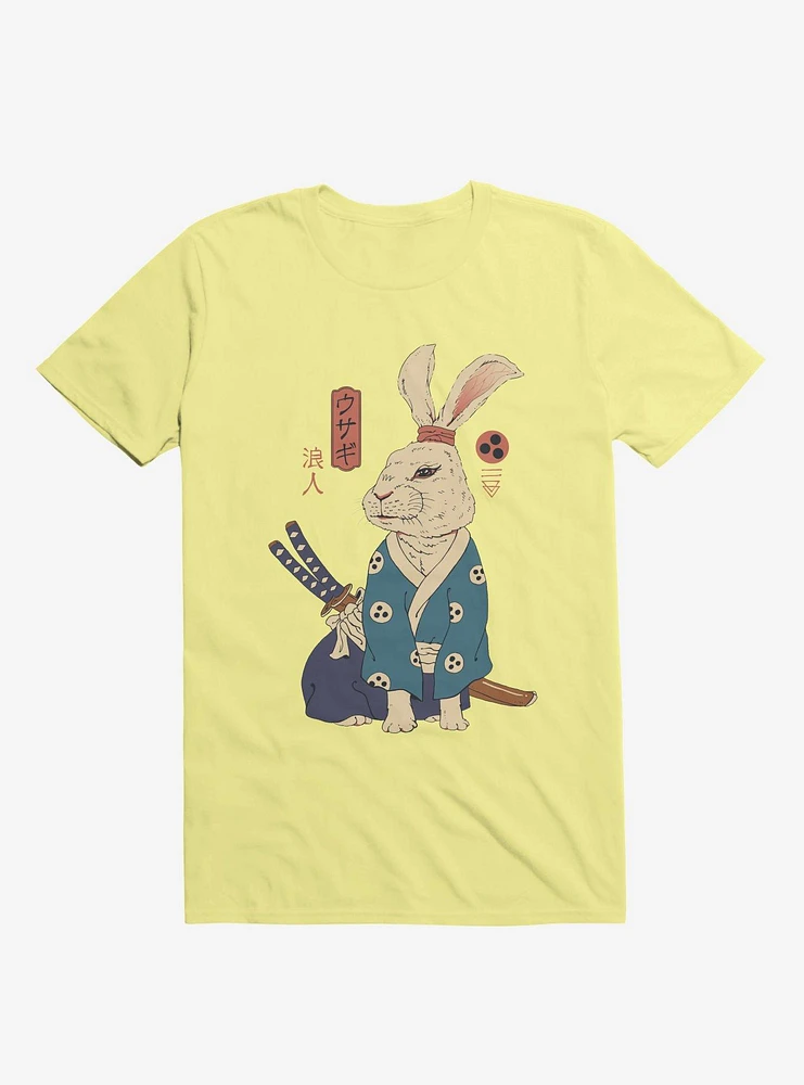 Rabbit Ronin Usagi Corn Silk Yellow T-Shirt