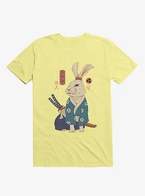 Rabbit Ronin Usagi Corn Silk Yellow T-Shirt