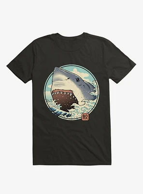 Shark Attack! Black T-Shirt