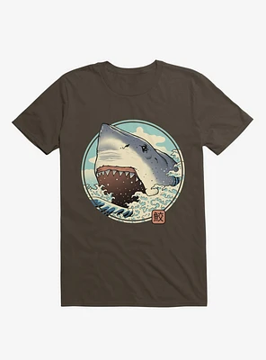 Shark Attack! Brown T-Shirt
