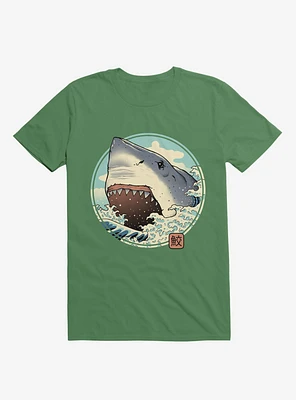 Shark Attack! Kelly Green T-Shirt