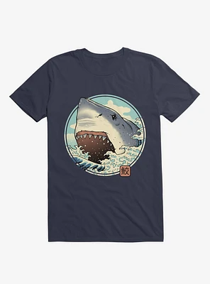 Shark Attack! Navy Blue T-Shirt