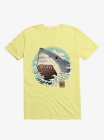 Shark Attack! Corn Silk Yellow T-Shirt