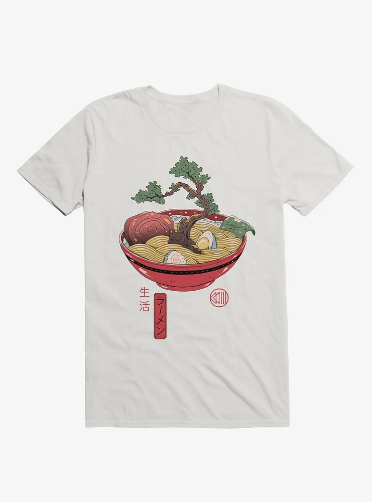 Bonsai Ramen White T-Shirt