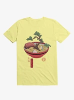 Bonsai Ramen Corn Silk Yellow T-Shirt