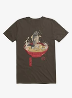 Fish Ramen Brown T-Shirt