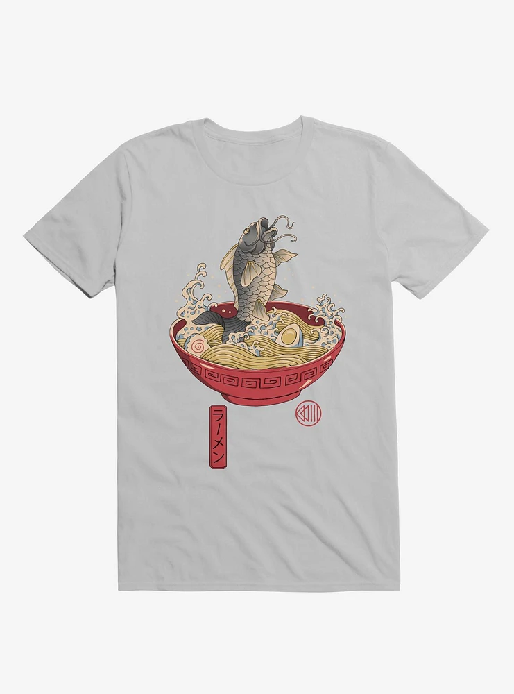 Fish Ramen Ice Grey T-Shirt