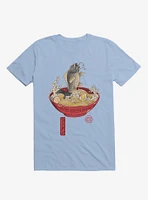 Fish Ramen Light Blue T-Shirt