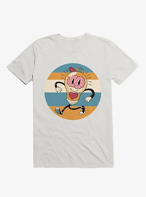 Happy Within Light Bulb White T-Shirt