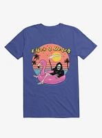 Life's A Beach Grim Reaper Royal Blue T-Shirt