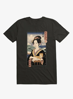 Geisha Cat Lisa Ukiyo-e T-Shirt