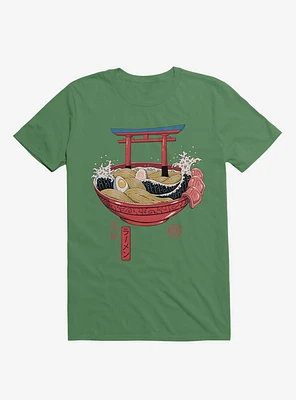 Sacred Ramen Ocean Kelly Green T-Shirt