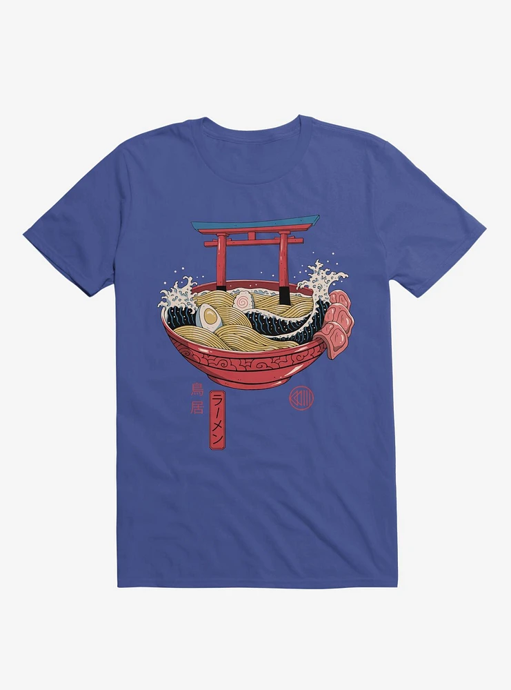 Sacred Ramen Ocean Royal Blue T-Shirt