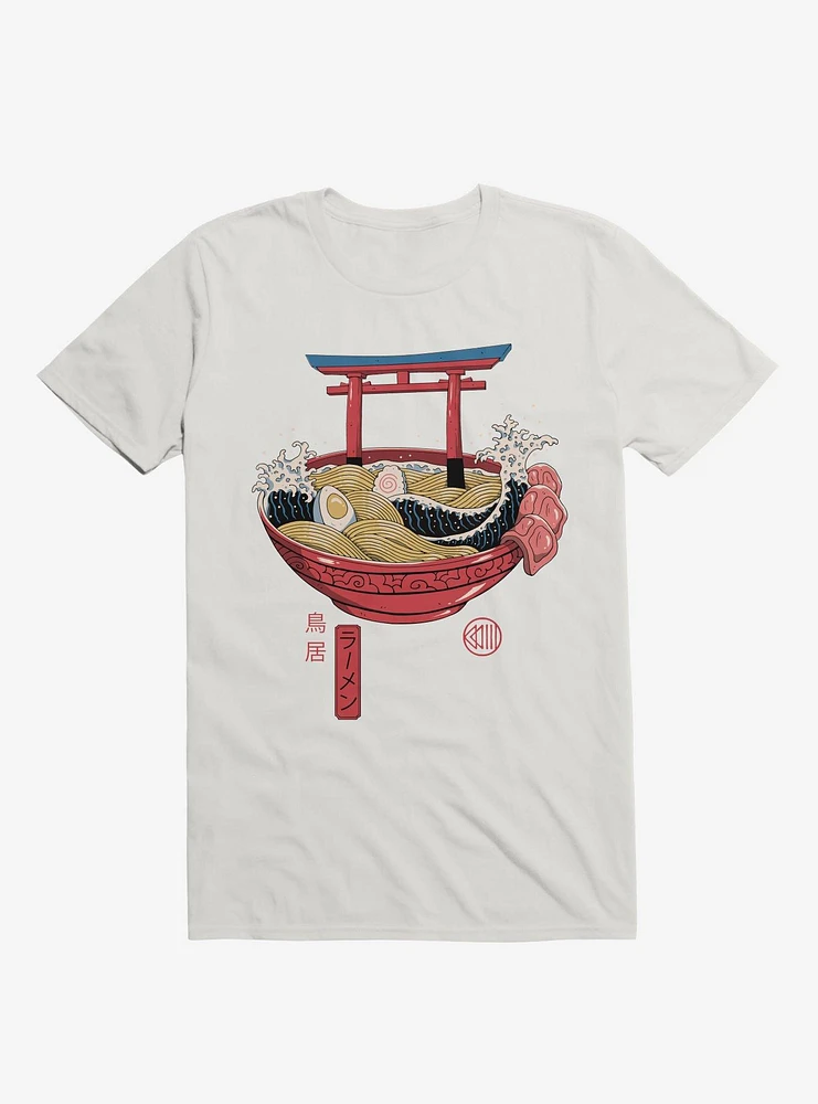 Sacred Ramen Ocean White T-Shirt